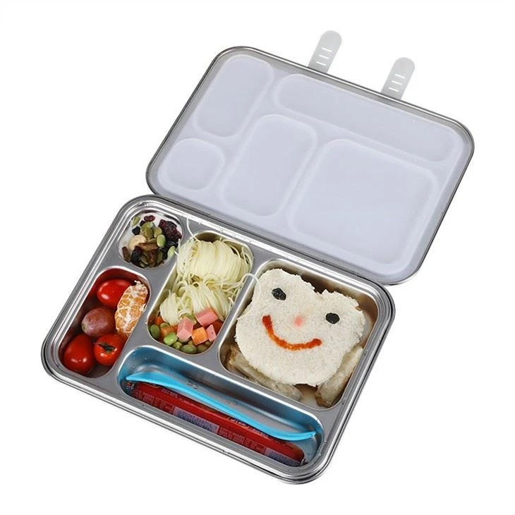 Kontajnery na obed z nehrdzavejúcej ocele pre deti
